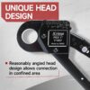 iCrimp Angle Head F1807 PEX Pipe Crimping Tool for Copper Rings - Image 6