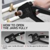 iCrimp Angle Head F1807 PEX Pipe Crimping Tool for Copper Rings - Image 4