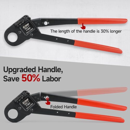 iCrimp Angle Head F1807 PEX Pipe Crimping Tool for Copper Rings