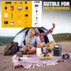 Ecarke Outdoor Generato Battery Converter with 2 USB&LED&AC Battery Powered Outlet - Image 6