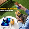 Ecarke Outdoor Generato Battery Converter with 2 USB&LED&AC Battery Powered Outlet - Image 4